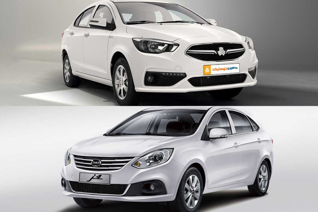 مقایسه جک J4 و شاهین